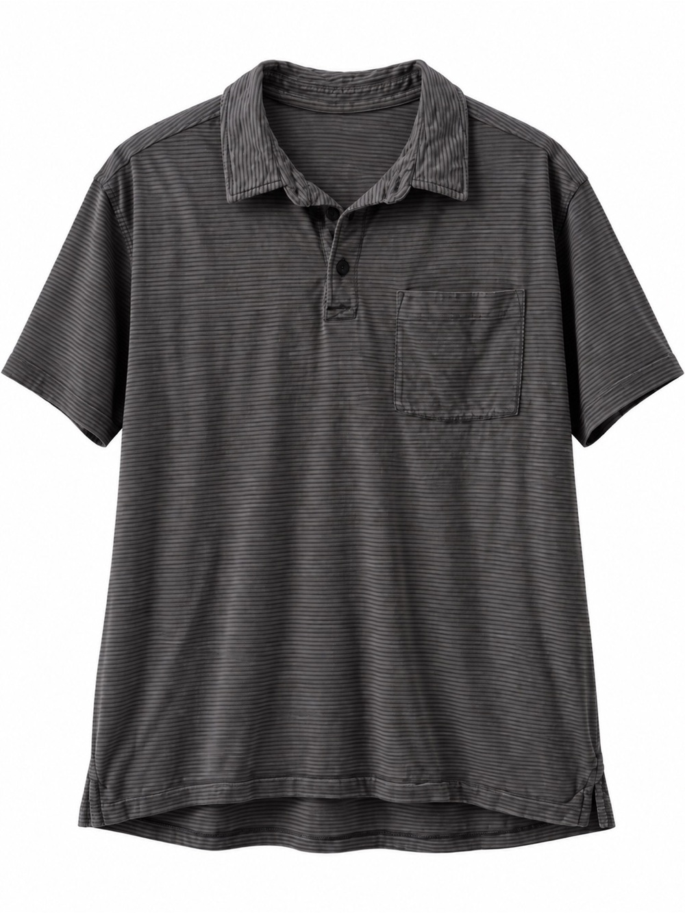 Patagonia Men's Short Sleeve Polo - Charcoal
